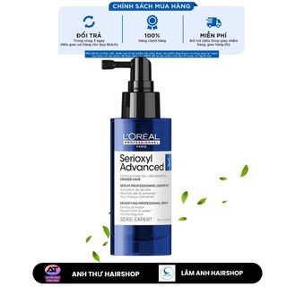 Tinh chất L'Oréal Professionel Serioxyl Advanced 90ml Xịt Mọc Tóc - Dành cho tóc thưa, rụng 90ml