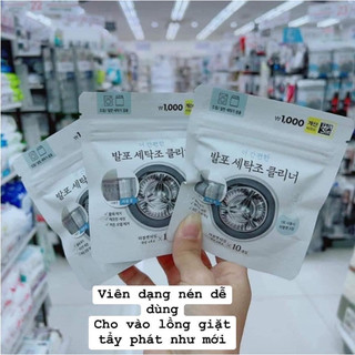 Tẩy lồng máy giăt 1 túi 10 viên có bill