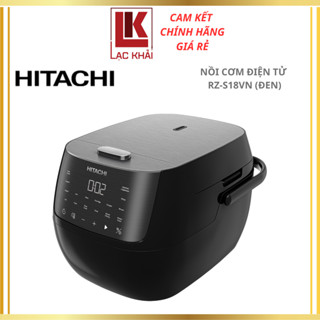 Nồi cơm điện tử Hitachi RZ-S18VN, dung tích 1.8L, màu đen, 16 chế độ nấu - Hàng chính hãng