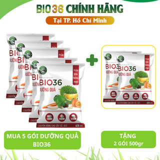 Combo 5 Gói Siêu Dưỡng Quả Bio36 - Tặng Thêm 2 Gói 500gram