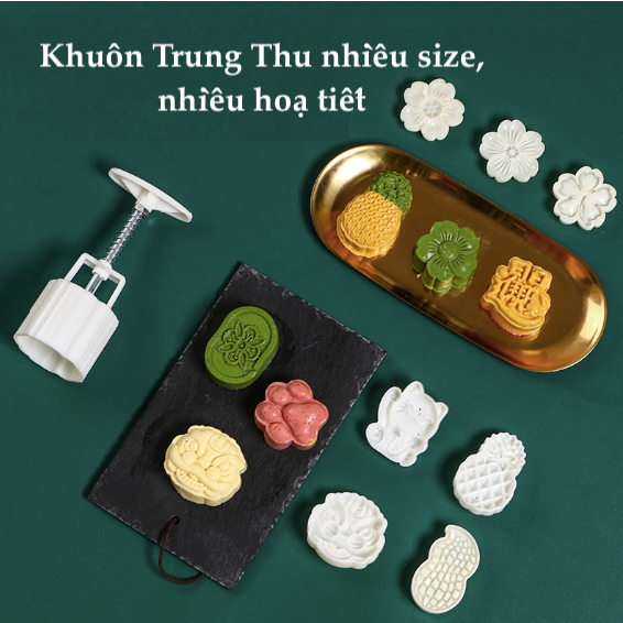 Khuôn Bánh Trung Thu Trái Thơm/ Khuôn Ép Làm Bánh Nhiều Hoạ Tiết Trái Cây B148