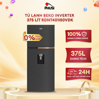 RDNT401I50VDK - Tủ lạnh Beko Inverter 375 lít RDNT401I50VDK [MIỄN PHÍ GIAO LẮP]