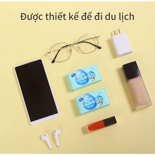 Set 8 Gói Khăn Ướt Mini Bỏ Túi