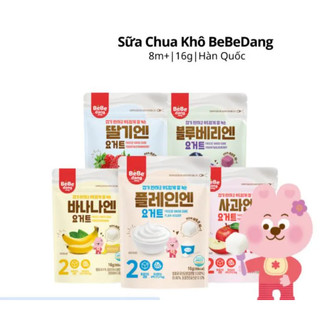 Sữa Chua Vị Hoa Qủa, Phô Mai Sấy Lạnh Hàn Quốc Bebedang / Bebecook / Yomit Thơm Ngon Cho Bé Tập Ăn Dặm