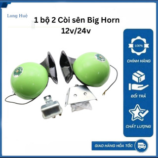 1 bộ 2 cái Còi sên âm thanh cao mỹ 12v 24v