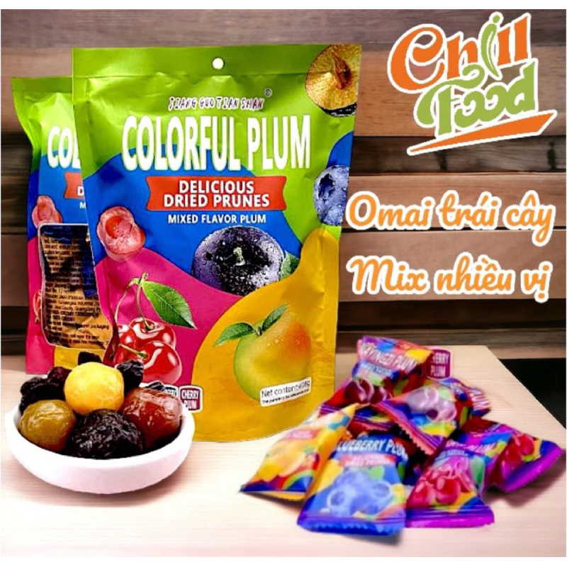 Ô Mai Mix Vị , Ô mai Chery ,Ô mai Việt Quất