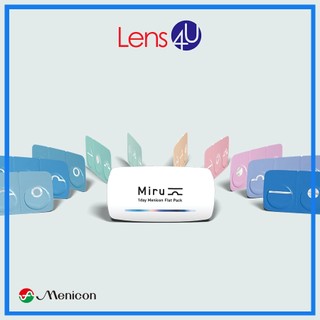 Kính Áp Tròng Cận Trong Suốt 1 Ngày Miru Siêu Ẩm  [KHÔNG CẦN NHỎ MẮT CẤP ẨM] an toàn nhất thế giới