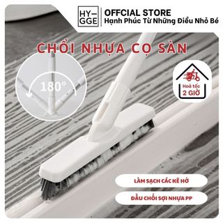 Chổi Cọ Nhà Vệ Sinh Đa Năng Cán Dài Có Thể Điều Chỉnh Đầu Bàn Chải Vót Nhọn Cọ Khe Rãnh Tiện Lợi