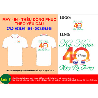 ÁO ĐỒNG PHỤC CỔ TRỤ VẢI POLY THÁI CAO CẤP, ÁO POLO NAM - NỮ, ÁO POLO TRẮNG, ÁO POLO ĐEN, ĐỒNG PHỤC