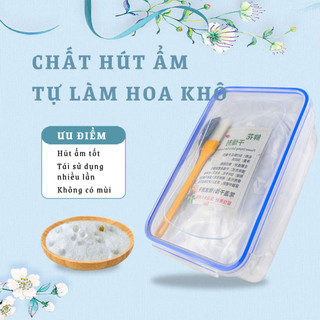  Bộ Hộp Dụng Cụ Hút Ẩm Hoa Khô - Hạt Hút Ẩm Hoa Tự Làm Handmade 