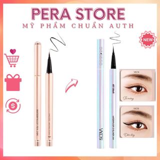 (MẪU MỚI) Bút Kẻ Mắt Nước Vacosi Đen Bóng 24h Lâu Trôi Waterproof Pen