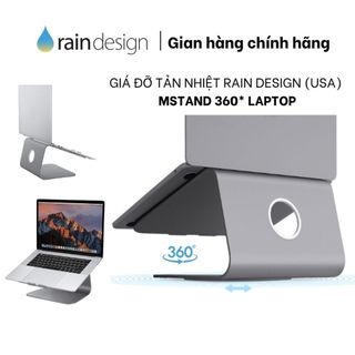 Giá Đỡ Tản Nhiệt Rain Design (USA) Mstand Xoay 360 độ cho MB/Laptop/Surface - Hàng Chính Hãng