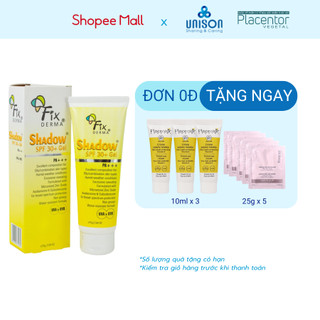 Gel chống nắng da mặt fixderma shadow spf 30+ 75g unison