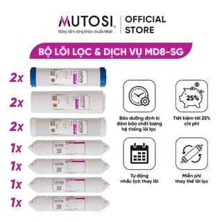 Combo lõi + miễn phí gói dịch vụ bảo dưỡng và thay thế tại nhà MD8-SG