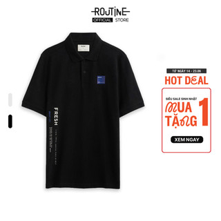 Áo Polo Nam Tay Ngắn Họa Tiết In Form Regular - Routine 10S23POL026