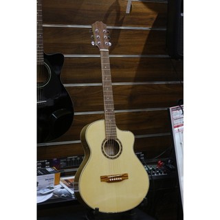 Đàn guitar acoustic size mini 3/4 - full solid - ma-01c - có ti chỉnh cần - kèm nhiều phụ kiện