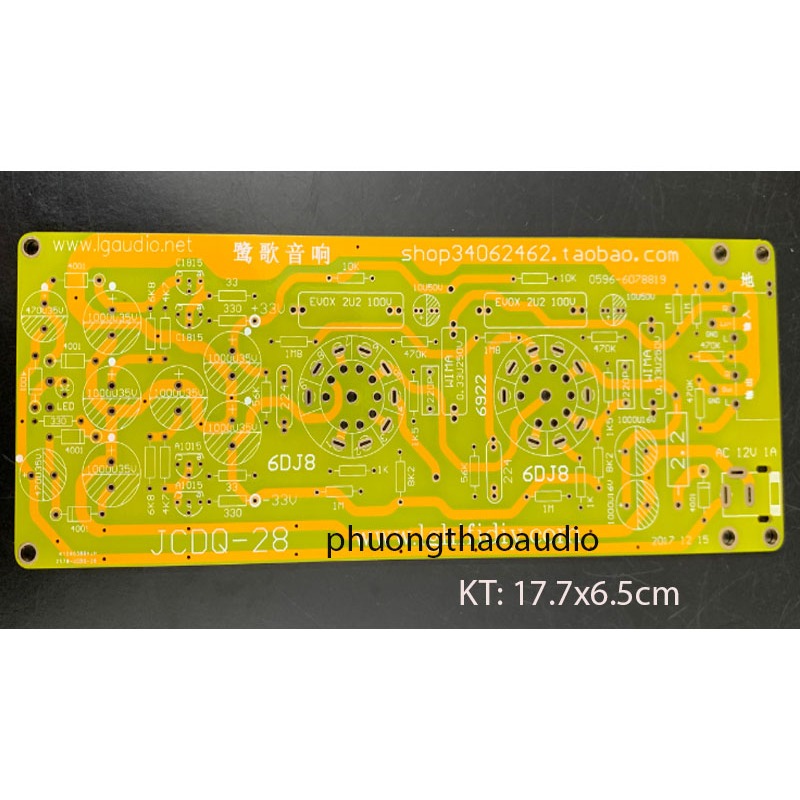 Mạch Re X10D, mạch 6DJ8