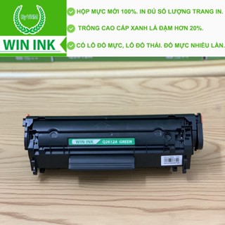 Hộp mực máy in HP LaserJet 1020/1010(mã mực Q2612A) hiệu Win Ink-Mới 100%, có lỗ đổ mực, đổ thải