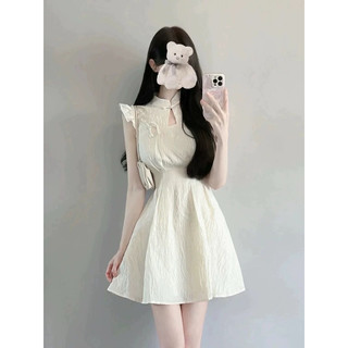 [Sale] Đầm Ulzzang Cổ Tàu Cánh Tiên - Kèm ảnh thật
