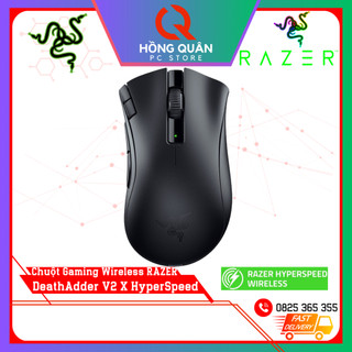 Chuột gaming không dây razer deathadder v2 x hyperspeed wireless ergonomic 14000dpi new - hàng chính hãng bảo hành 2 năm