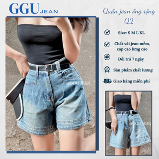 Quần jean nữ [GGU JEAN] Quần bò nữ cạp cao 2 màu cá tính, năng động sz S M L XL dưới 60kg- Q2