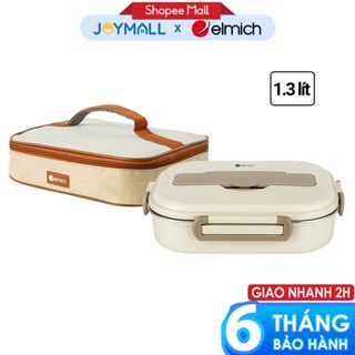 Hộp Cơm Inox 304 Elmich EL8304 1.3L, Hàng chính hãng, 2 mẫu 4 ngăn và 5 ngăn,giao ngẫu nhiên-JoyMall