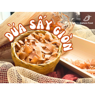 Dừa sấy giòn ít đường, không bột phủ, giòn rụm,  dừa non sấy giòn, dừa khô 