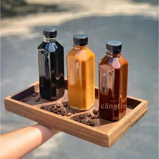 Chai nhựa vuông 250ml dày dặn đã kèm nắp