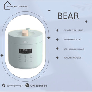 Nồi Áp Suất Điện Bear SB-AS25L Đa Năng Thông Minh, Tích Hợp Nhiều Chế Độ, An Toàn Cho Sức Khỏe