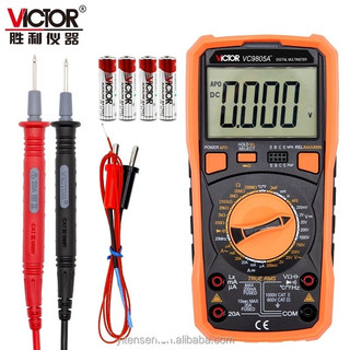 Đồng hồ vạn năng điện tử Victor VC 9805A+ đo điện áp dòng điện, điện trở, cuộn cảm,tụ điện,nhiệt độ