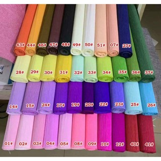 Giấy nhún làm hoa, cuộn 50x250cm