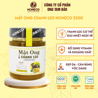 Mật ong chanh leo honeco 250g - bổ sung vitamin, khoáng chất.