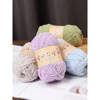 Len Nhung Chenille 2mm 42 Màu Sắc
