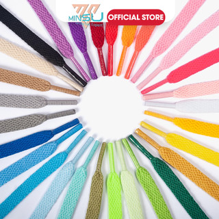 Dây Giày Thể Thao Sneaker Dẹp Chính Hãng MINSU M0202 120cm Đủ Màu Siêu Bền Lựa Chọn ShoeLaces Dẹt Cho Phụ Kiện Giày