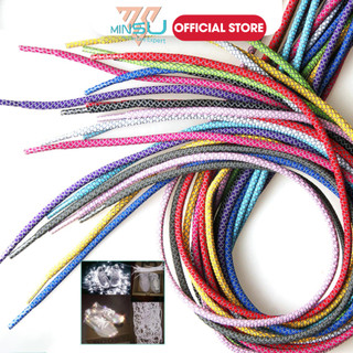 Dây Giày Phản Quang Tròn Chính Hãng MINSU Cao Cấp M9501, Dây Giày Thể Thao Shoelaces Bản Tròn Cho yz350, 500, 700, Yeezy