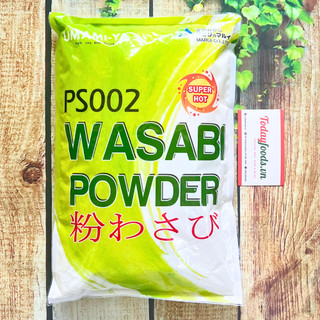 Bột mù tạt wasabi xanh marui gói 1kg | ăn kèm sushi sashimi, trang trí món ăn