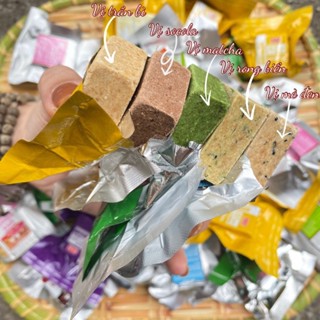 1KG Viên Lương Khô Mini Mix Vị Thay Thế Bữa Ăn Dinh Dưỡng Giảm Đường Ít Ngọt Bổ Sung Năng Lượng