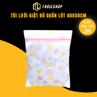 Túi Giặt Quần Áo, Đồ Lót Máy Giặt Có Dây Khóa Kéo Chắc Chắn Tholeshop  6445