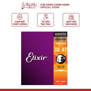  Bộ Dây Đàn Guitar Acoustic ELIXIR 9 ELIXIR 10 ELIXIR 11 ELIXIR 12 