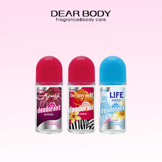 Lăn Khử Mùi Nước Hoa Bảo Vệ 48h Cho Nữ DEAR BODY Deodorant Roll On Glass 50ml