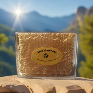 Mật ong bánh tổ rừng tươi nguyên sáp & keo ong nguyên chất 250gr sản xuất theo tiêu chuẩn CHÂU ÂU