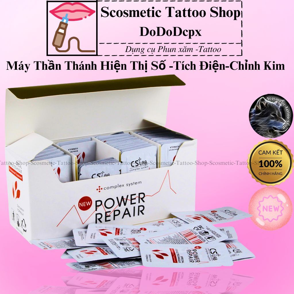 Dưỡng Xăm Môi Cslab Đài Loan , Dưỡng Ẩm Tái Tạo Da Giúp Nhanh Bong Da - 1 Hộp/100 Gói