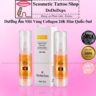 Dưỡng môi sau xăm Collagen 24k-Kích Màu-Tái Tạo Da Nhanh lành-Dưỡng Ẩm -Liền Sẹo