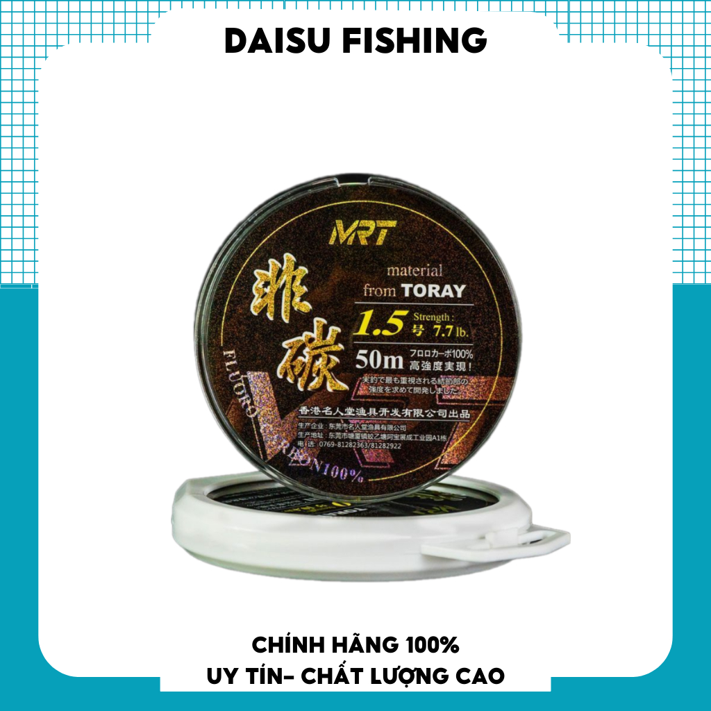 [Cao Cấp] Cước Thẻo Torray Carbon MRT Phi Quân Cuộn 50m