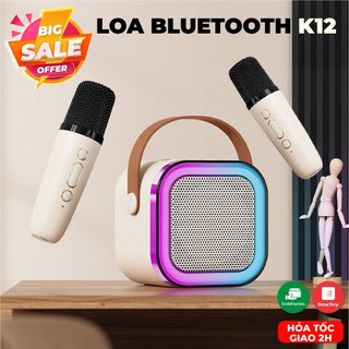Loa Bluetooth K12 Không Dây Mini Có 2 Míc Hottrend Vega365