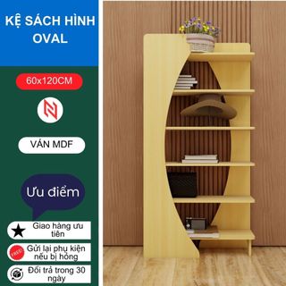 Kệ gỗ đa năng 6 tầng, kệ sách, kệ trang trí Nội Thất Nam Phát