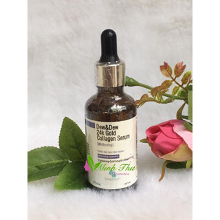 Serum Dew&Dew 24K Gold Collagen Whitening 50ml - Tinh chất dưỡng trắng da Gold Collagen