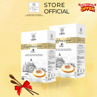 Combo 2 cà phê hòa tan cappuccino mocha trung nguyên legend hộp 12 gói 16150