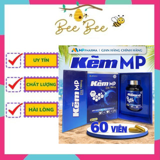  Viên uống bổ sung Kẽm Gluconate hỗ trợ sức khỏe ,tốt cho tóc,da mụn ,60 viên  60 ngày  _Kẽm MP Zinc 