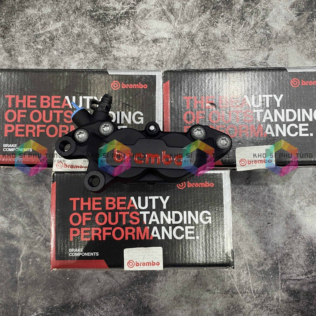 KHO SỈ/LẺ GIÁ TỐT-Heo Brembo 4 Pis đen Logo đỏ bên trái  -20516578